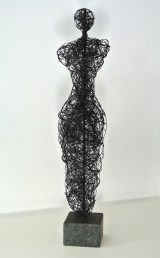 Wired_-_Steel_Wire_Sculpture_by_Fine_Artist_Rene_Romero_Schuler