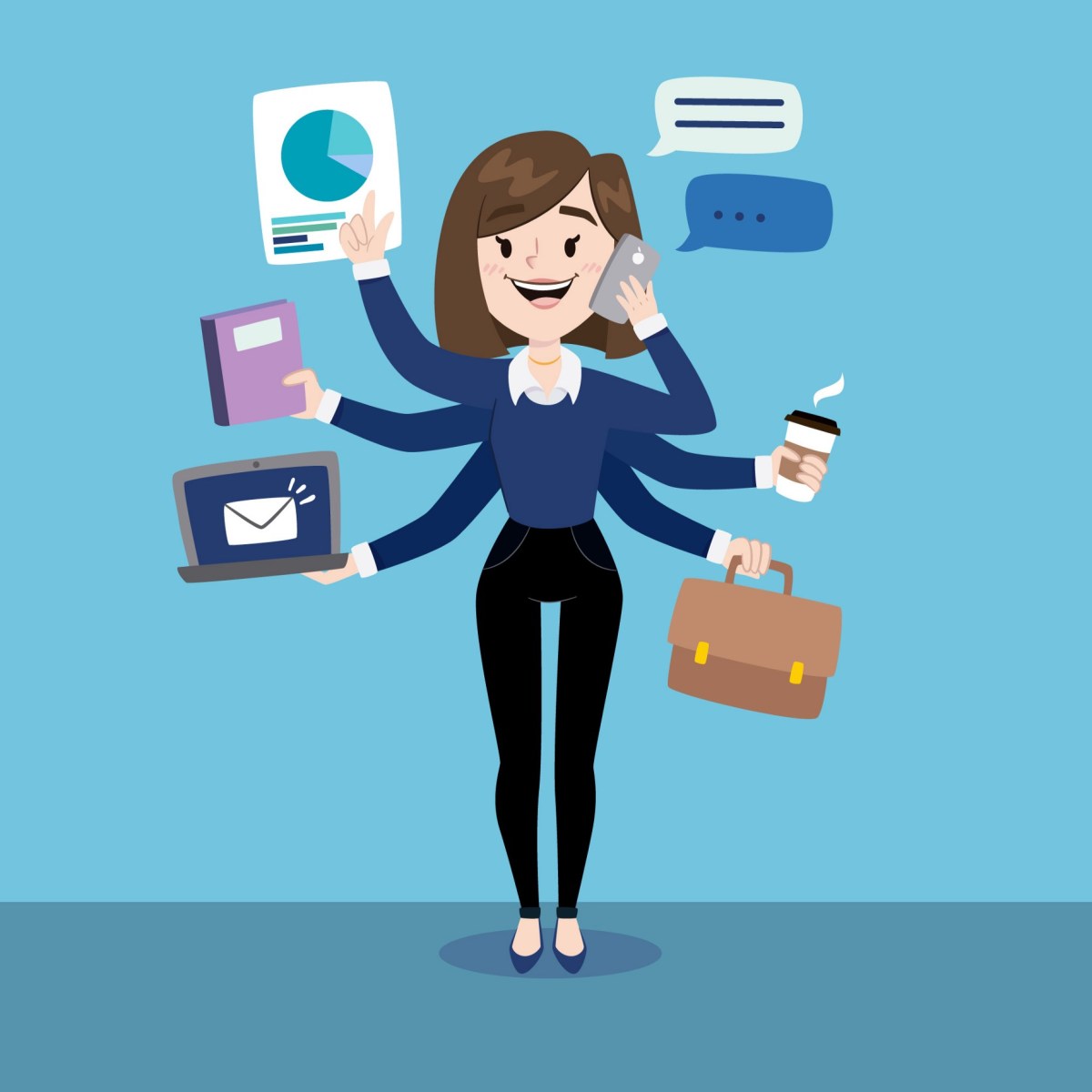 The queen of multitasking. – From Famine to Feast.