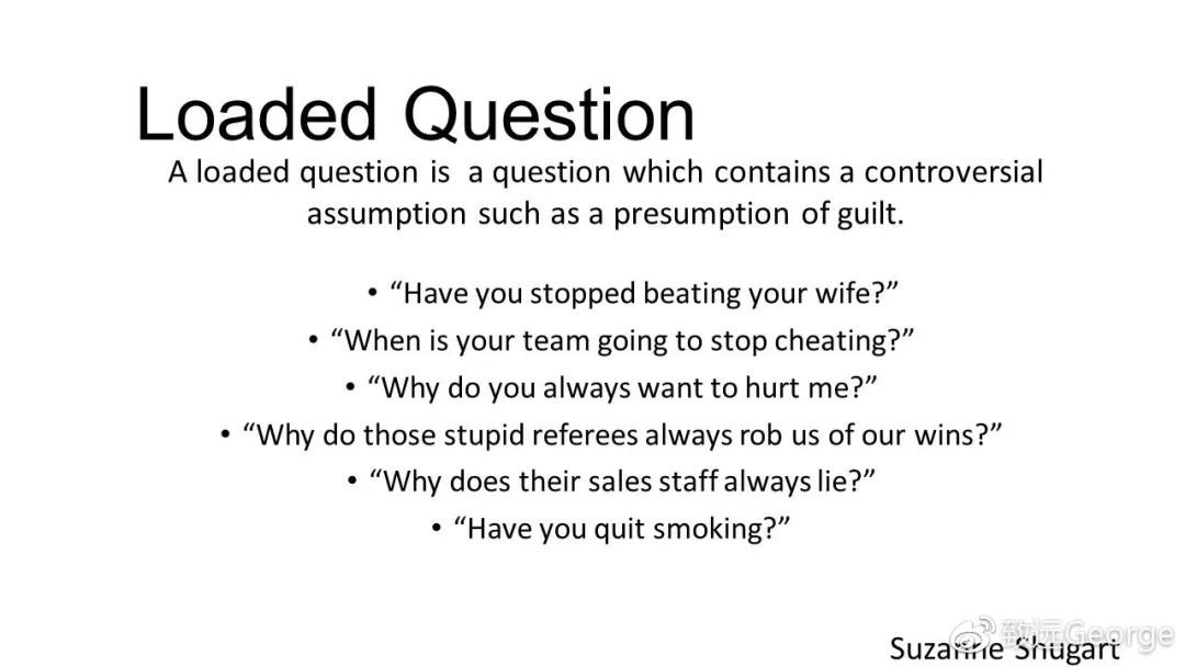 The loaded question – an off-the-cuff joint – From Famine to Feast